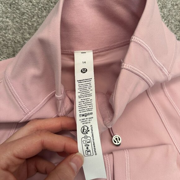 💗 NWT ! Pink Haze Lululemon Define Cropped Jacket Nulu - Picture 6 of 7